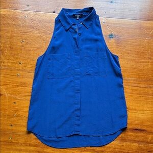 Madewell Sleeveless Silk Blouse